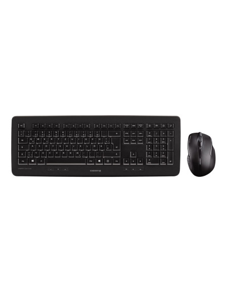 Cherry Dw 5100 Klawiatura Dołączona Myszka Uniwersalne Rf Wireless Qwertz Niemiecki Czarny