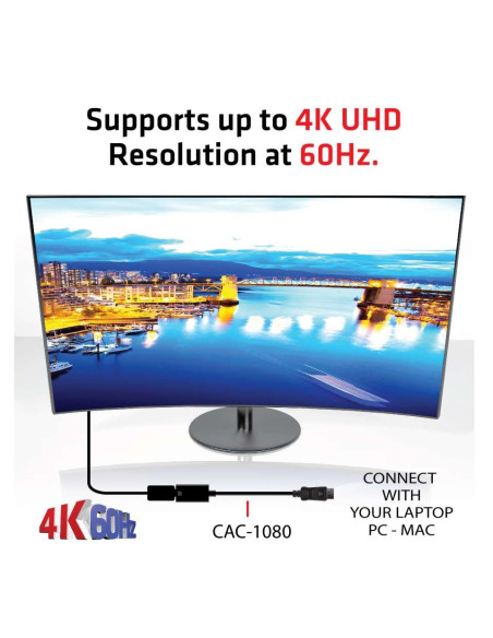 Club3D Displayport 1.4 To Hdmi 2.0B Hdr Active Adapter