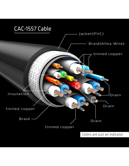 Club3D Cac-1557 Usb C Displayport 1.4 Czarny