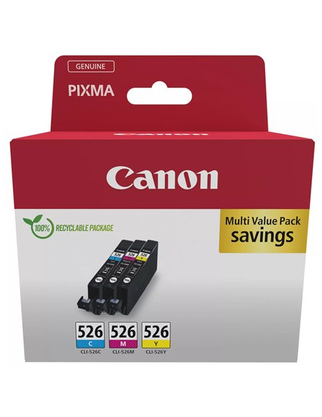 Canon 4541B018 Nabój Z Tuszem 3 Szt. Oryginalny Cyjan, Purpurowy, Żółty