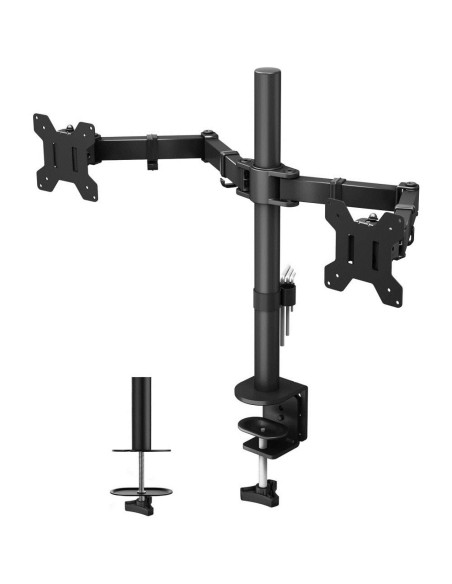 Techly Ica-Lcd 382-D Uchwyt / Stojak Do Monitorów 68,6 Cm (27") Czarny Biurko