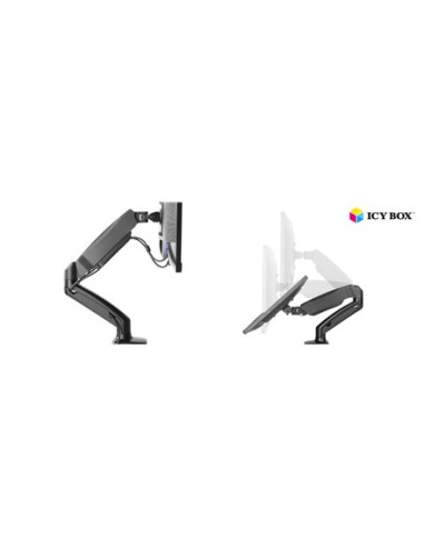 Icy Box Ib-Ms303-T 81,3 Cm (32") Biurko Czarny