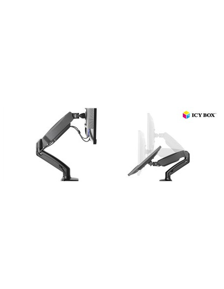 Icy Box Ib-Ms303-T 81,3 Cm (32") Biurko Czarny