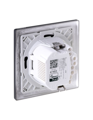Fibaro Włącznik Walli Switch Antracyt Fgwdseu-221-8