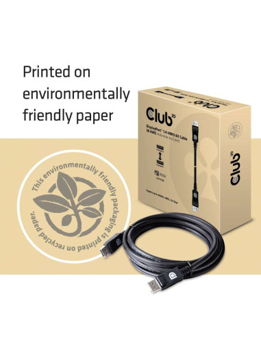 Club3D Displayport 1.4 Hbr3 8K 28Awg Cable M/M 3M /9.84Ft
