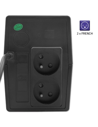 Qoltec Zasilacz Awaryjny Ups Line Interactive | Monolith | 650Va | 360W