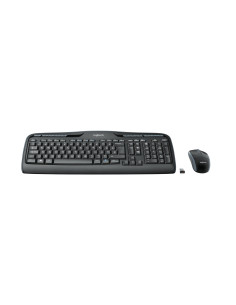Logitech Wireless Combo Mk330 Klawiatura Dołączona Myszka Usb Qwertz Niemiecki Czarny