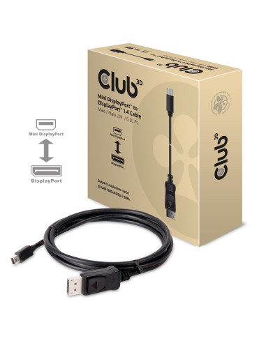 Club 3D Mini Displayport To Displayport 1.4 Hbr3 8K60Hz Kabel, 2 M