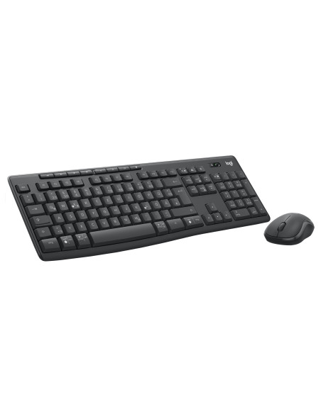 Logitech 920-012065 Klawiatura Dołączona Myszka Biuro Rf Wireless + Bluetooth Qwertz Niemiecki Grafitowy