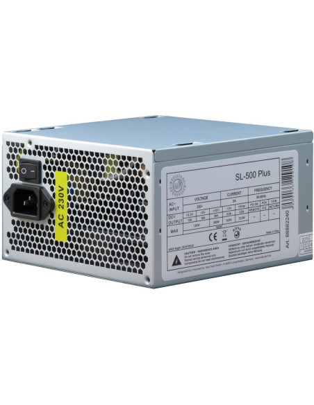 Inter-Tech Sl-500 Plus Moduł Zasilaczy 500 W 20+4 Pin Atx Atx Srebrny