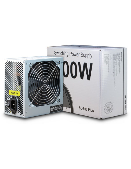 Inter-Tech Sl-500 Plus Moduł Zasilaczy 500 W 20+4 Pin Atx Atx Srebrny