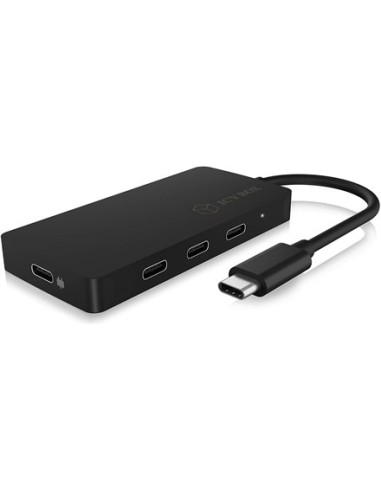 Icy Box Ib-Hub1429-Cpd Usb 3.2 Gen 2 (3.1 Gen 2) Type-C 10000 Mbit/S Czarny