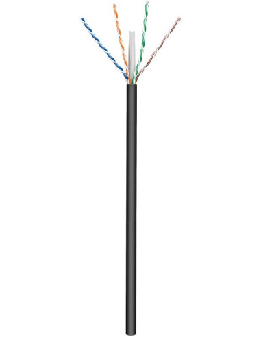Goobay 57293 Kabel Sieciowy Czarny 100 M Cat6 U/Utp (Utp)