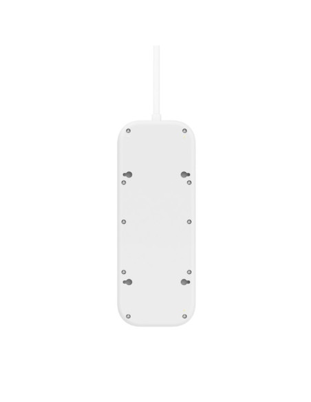 Listwa Zasilająca Belkin Power Surge 6-Port + 1Xusb-A +1Xusb-C 2.4A Pd 650J 2M White Schuko