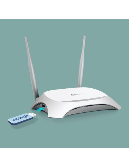 Tp-Link Tl-Mr3420 Router Bezprzewodowy Fast Ethernet Jedna Częstotliwości (2,4 Ghz) Czarny, Biały