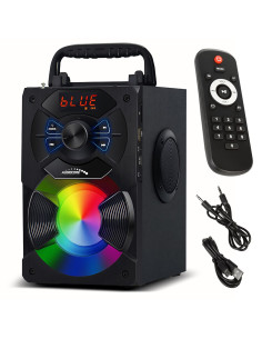Głośnik Przenośny Bluetooth Audiocore, Radio Fm, Wejście Kart Sd/Mmc, Aux, Usb, Pilot, Ac730 2