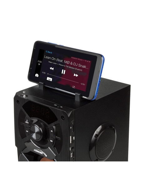 Głośnik Przenośny Bluetooth Audiocore, Radio Fm, Wejście Kart Sd/Mmc, Aux, Usb, Pilot, Ac730