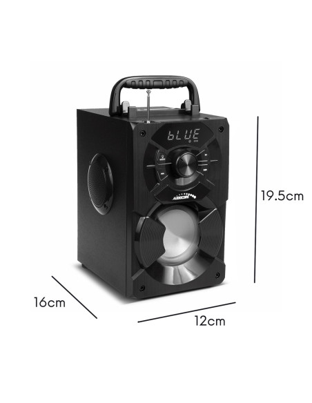 Głośnik Przenośny Bluetooth Audiocore, Radio Fm, Wejście Kart Sd/Mmc, Aux, Usb, Pilot, Ac730