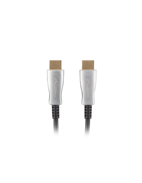 Lanberg Kabel Hdmi Lanberg Kabel Hdmi M/M V2.0 10M Optyczny Aoc Czarny Ca-Hdmi-20Fb-0100-Bk