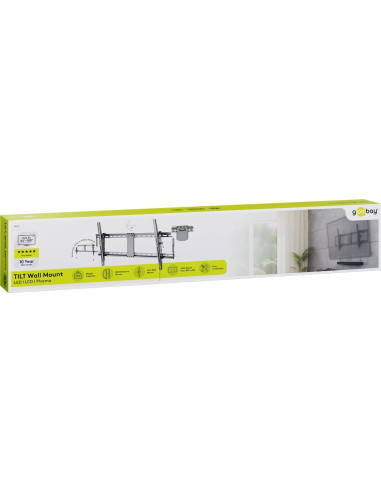 Wentronic Pro Tilt (Xl) 2,54 M (100") Czarny