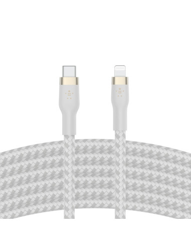 Kabel Belkin Boostcharge Pro Flex Usb-C Cable With Lightning Connector 3M Silicone Oplot White