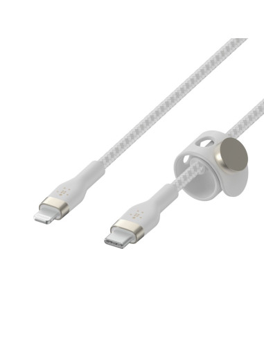 Kabel Belkin Boostcharge Pro Flex Usb-C Cable With Lightning Connector 3M Silicone Oplot White