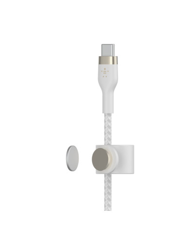 Kabel Belkin Boostcharge Pro Flex Usb-C Cable With Lightning Connector 3M Silicone Oplot White