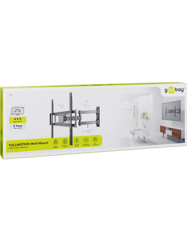 Goobay 49745 Uchwyt Do Telewizorów 177,8 Cm (70") Czarny