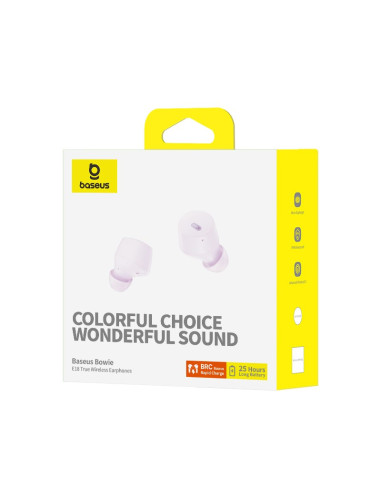 Słuchawki Bezprzewodowe Baseus Bowie E18 (Fioletowy)