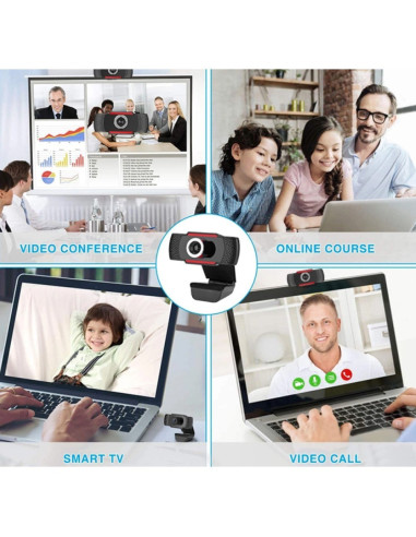 Techly Kamera Usb Internetowa Fullhd 1080P Z Mikro