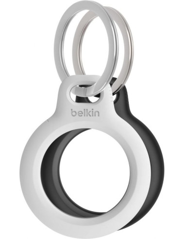 Belkin Etui Airtag Z Kółkiem 2 Szt Czarne/Białe