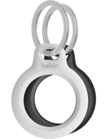 Belkin Etui Airtag Z Kółkiem 2 Szt Czarne/Białe