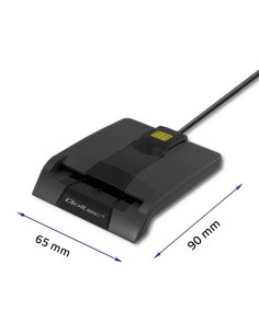 Qoltec Czytnik Chipowych Kart Id Inteligentny | Scr-0634 | Usb Typ C 2