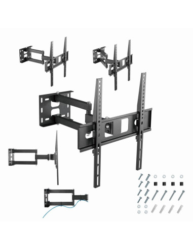 Gembird Wm-55St-03 Uchwyt Do Telewizorów 139,7 Cm (55") Czarny