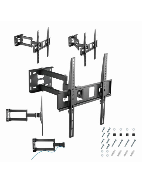 Gembird Wm-55St-03 Uchwyt Do Telewizorów 139,7 Cm (55") Czarny