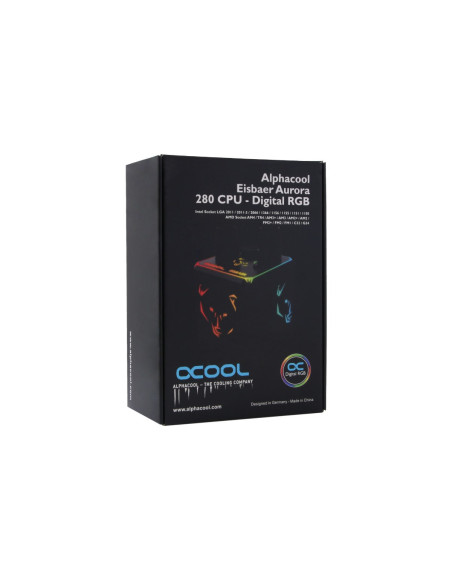 Alphacool 11729 System Chłodzenia Komputerów Procesor Chłodnica Cieczy All-In-One 14 Cm Czarny 1 Szt.