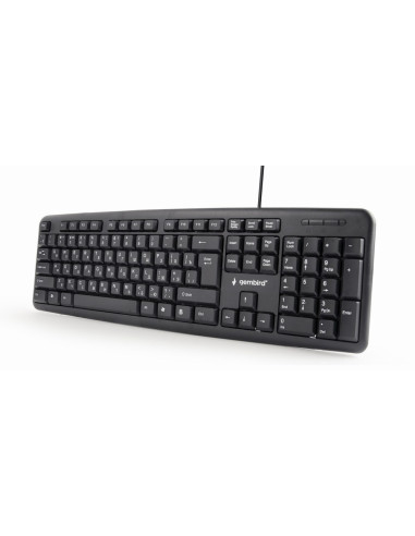 Klawiatura Gembird Kb-U-103-Ru (Usb 2.0  (Us)  Kolor Czarny)