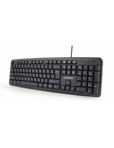 Klawiatura Gembird Kb-U-103-Ru (Usb 2.0  (Us)  Kolor Czarny)