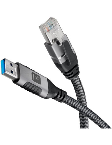 Kabel Sieciowy Usb-A Na Gigabit Ethernet Rj45 1M Techly Icoc U3A-Rj45-010