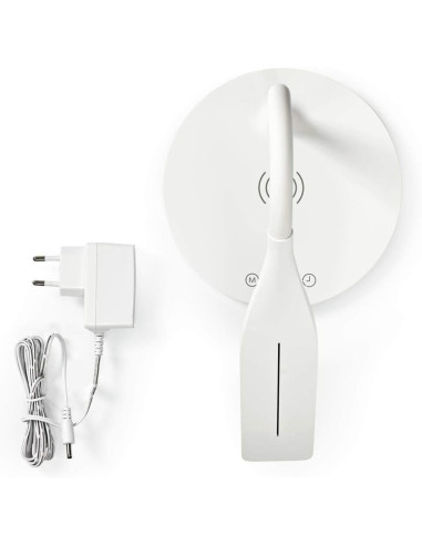 Techly I-Lamp-Dsk10 Lampa Stołowa Niewymienialne Źródło Światła 5,5 W Led G Biały