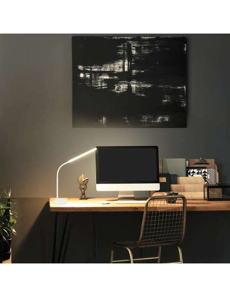Techly I-Lamp-Dsk10 Lampa Stołowa Niewymienialne Źródło Światła 5,5 W Led G Biały