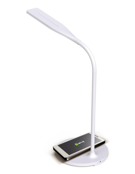 Techly I-Lamp-Dsk10 Lampa Stołowa Niewymienialne Źródło Światła 5,5 W Led G Biały