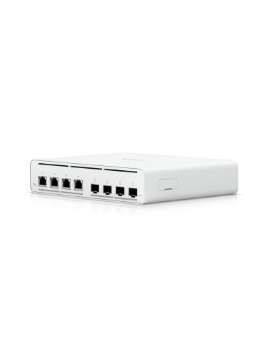 Ubiquiti Uisp Switch Plus Zarządzany 2.5G Ethernet (100/1000/2500) Obsługa Poe 1U Biały