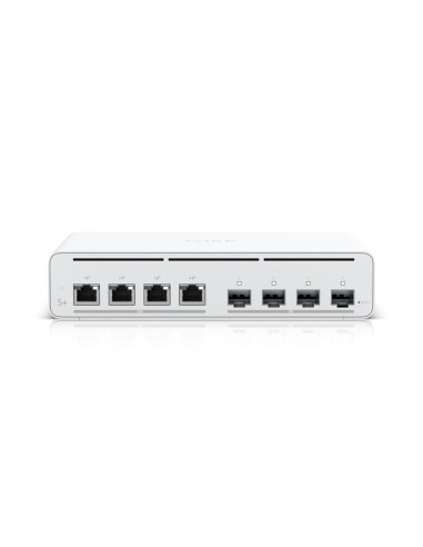 Ubiquiti Uisp Switch Plus Zarządzany 2.5G Ethernet (100/1000/2500) Obsługa Poe 1U Biały