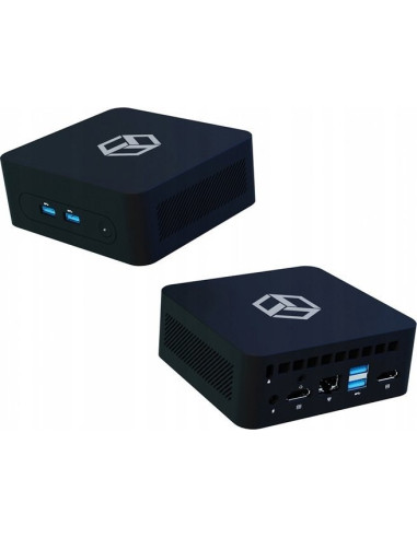 Mini Pc Qoobe Ann100 N100/12Gb/Ssd 512Gb/Win 11 Pro Czarny
