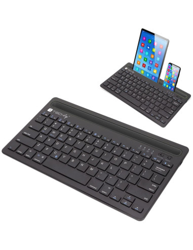 Techly Ictbk102U Klawiatura Uniwersalne Bluetooth Qwerty Angielski Czarny