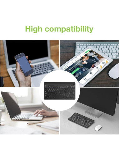 Techly Ictbk102U Klawiatura Uniwersalne Bluetooth Qwerty Angielski Czarny