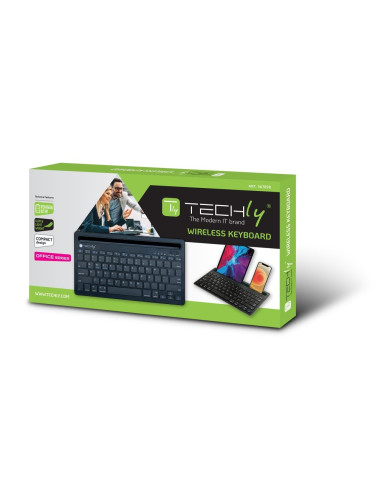 Techly Ictbk102U Klawiatura Uniwersalne Bluetooth Qwerty Angielski Czarny