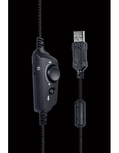 Gembird Gamingowy Zestaw Słuchawkowy 7.1 Na Usb Z Podświetleniem Rgb