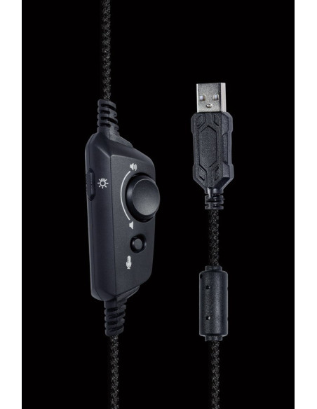 Gembird Gamingowy Zestaw Słuchawkowy 7.1 Na Usb Z Podświetleniem Rgb